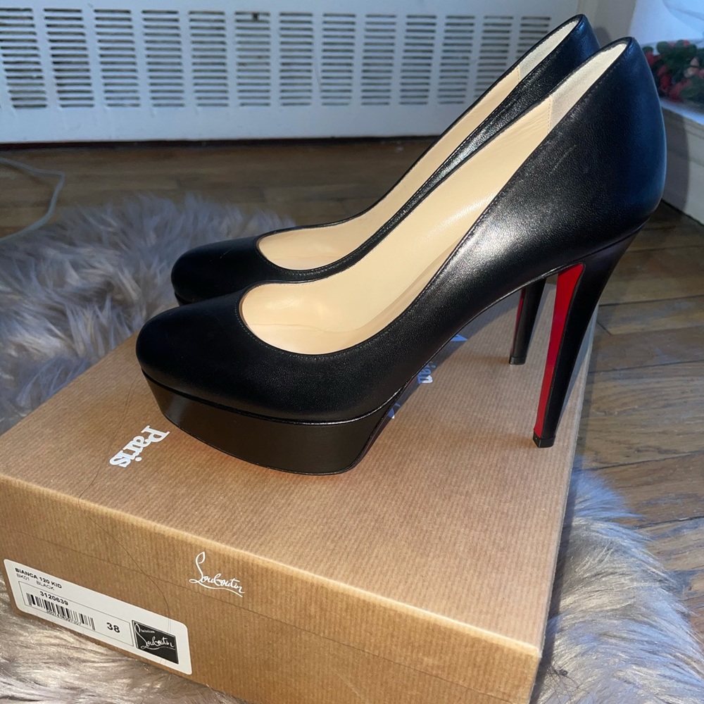 Christian Louboutin Bianca 120mm Leather Pump